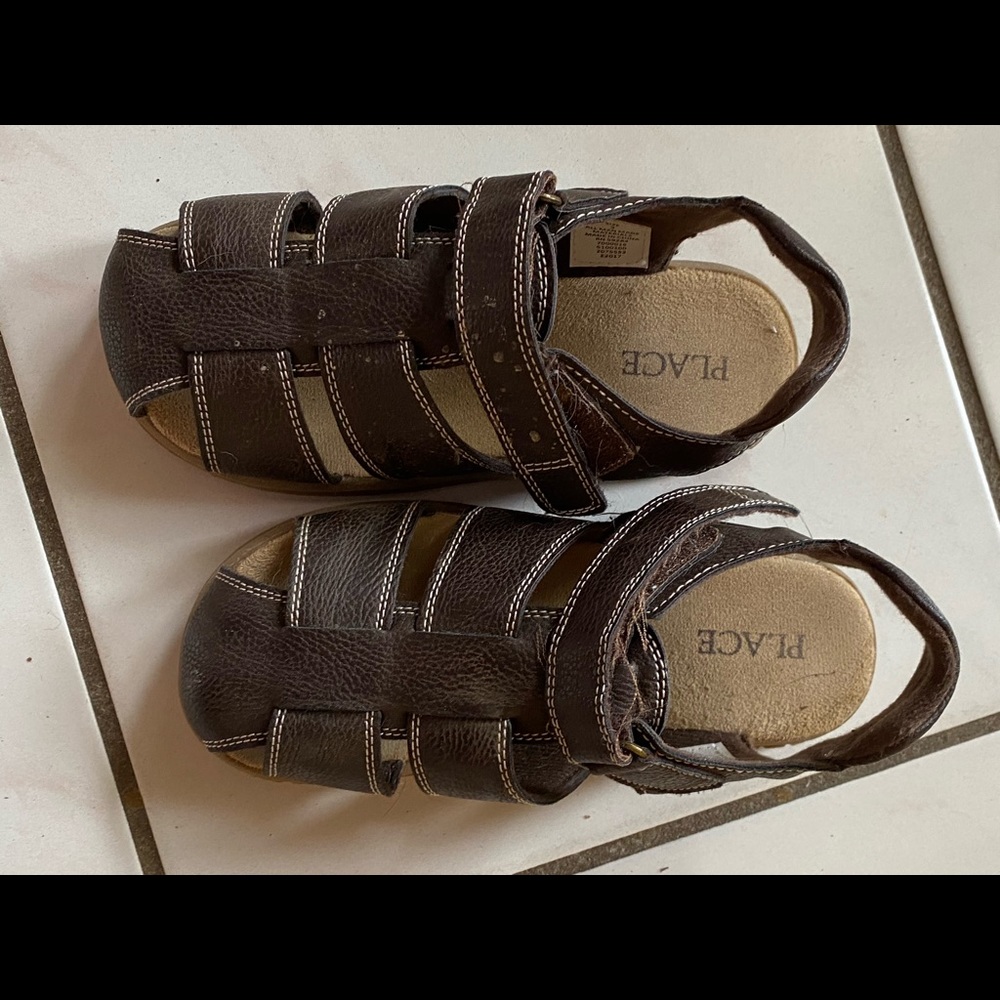 Boys brown summer sandals